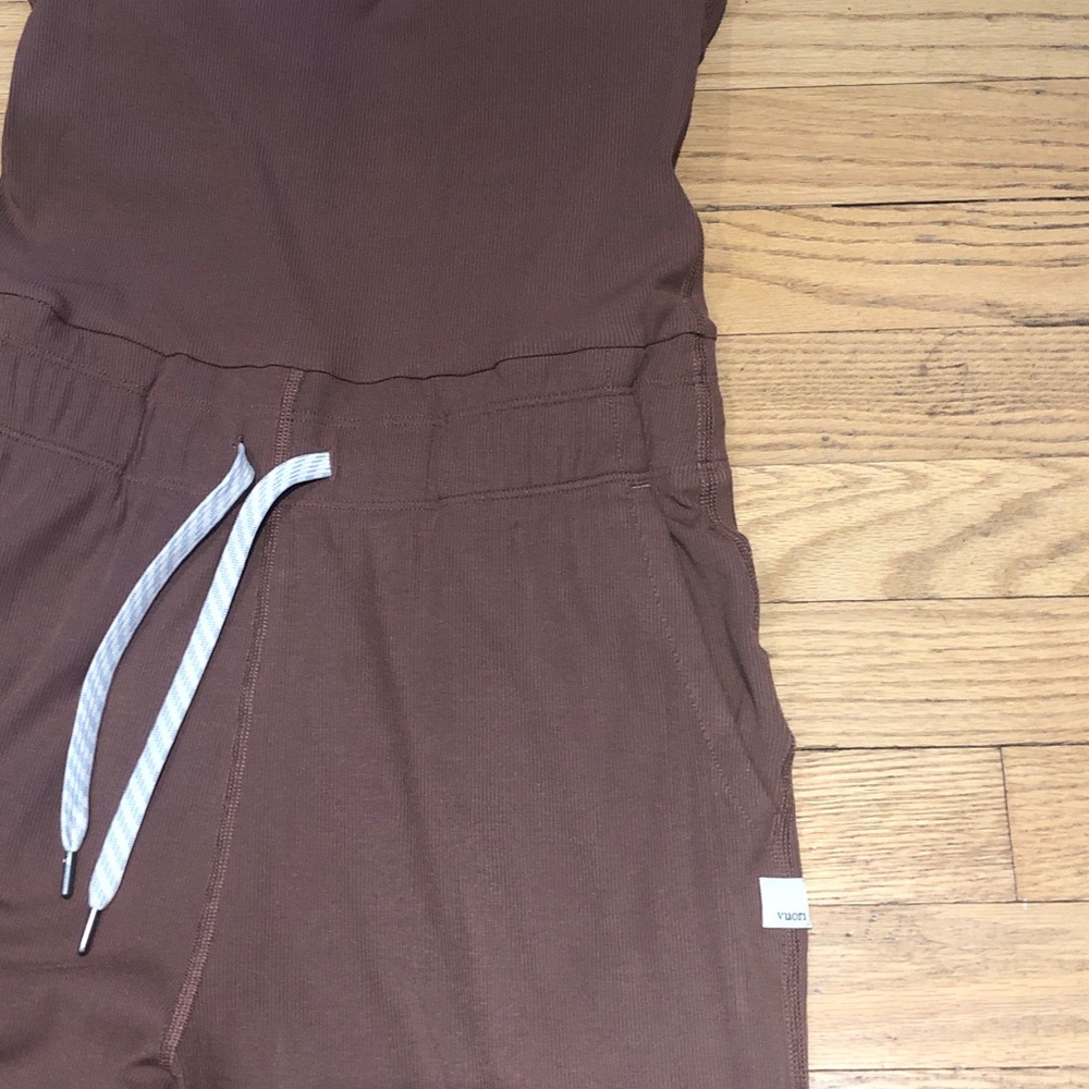 Vuori XS Mudra Ribbed Jumpsuit. Brown Color. NWOT. - Picture 5 of 5